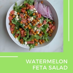 watermelon feta salad