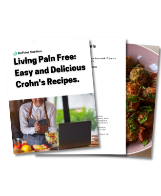 Crohns Recipe Book (front of card)
