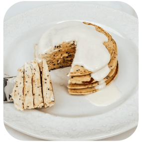 Lemon poppy Pancakes