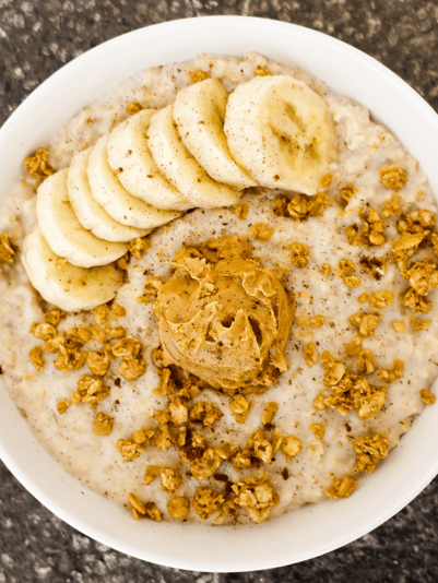 pb banana oatmeal