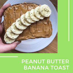 PB Banana toast